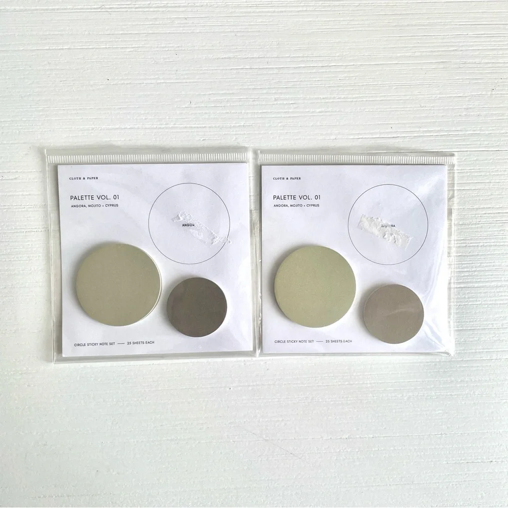 Cloth & Paper Sticky Notes Bundle